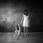 Ilford Delta 3200, analog, Mittelformat, Model, Doppelbelichtung